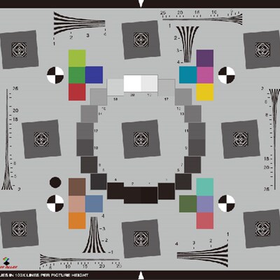ISO12233标准版增强版扩展版2014E-SFR分辨率测试卡标定板chart