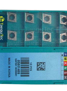 韩国特固克陶瓷数控刀片内孔CCMT060204-MT  CCMT060204-MTCT3000