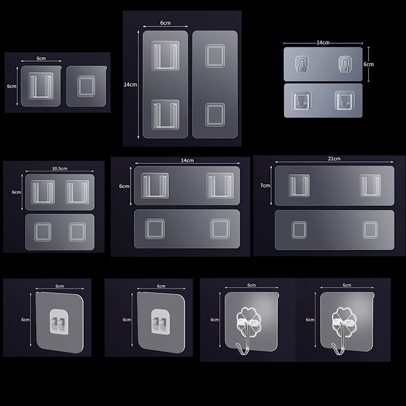 子母扣挂钩粘钩排插固定器路由器放置架置物架WIFI插排插座卡扣贴