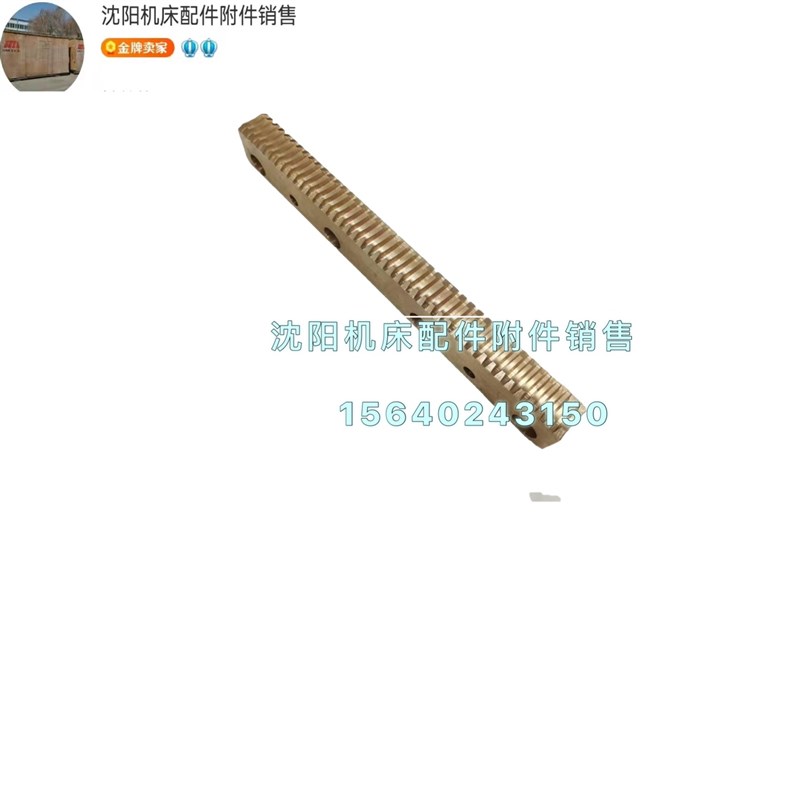 沈阳中捷镗床TPX619B TPX6111B铜齿条蜗杆 铜牙条25851TPX6111B/2