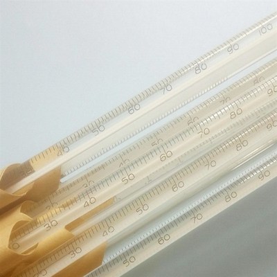 水银温度计工业用高精度玻璃棒室内实验室煤精家用红水自动温度表