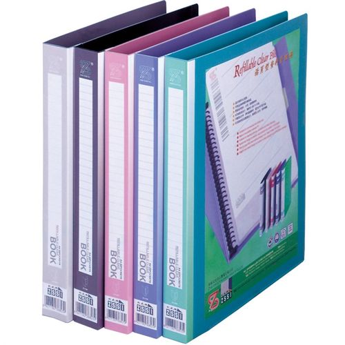 文件夹活页a4索引页30孔封面夹资料册插页塑料打孔夹活页册隔页纸