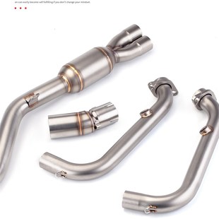 适用于摩托 450SR 改装排气管 不锈钢前段 中段 全段排气套装