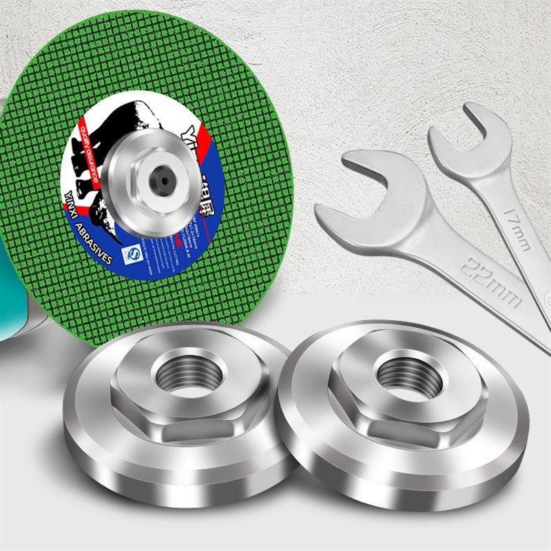 100角磨机压板 万用改装头切割机配件大全通用螺母螺丝磨光机压盖