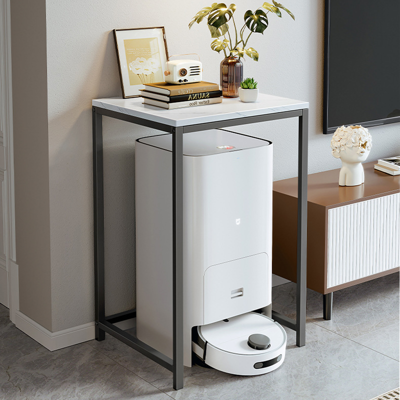 扫地机器人置物架家用客厅沙发边高边几饮水机架子边柜小方桌茶几