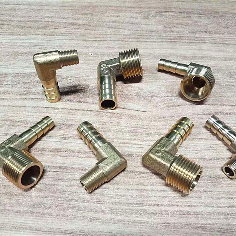 全铜1分 2分 3分 4分加厚 外丝宝塔弯头 外牙弯头宝塔接头出气嘴