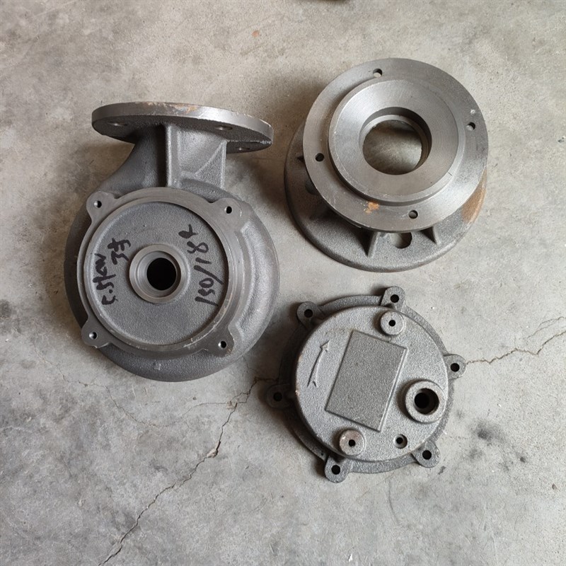 5.5千瓦无堵塞排污泵泵头蜗壳底座上帽3/4寸废水污水泵配件包邮