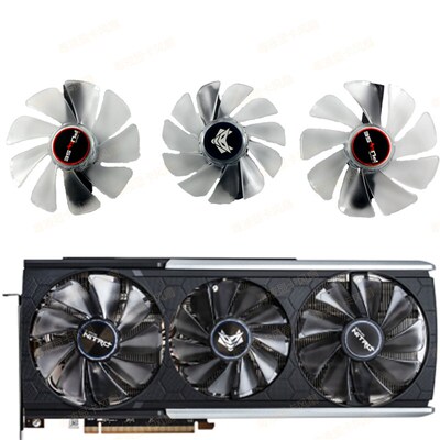 Sapphire/蓝宝石 RX5700xt D6 超白金极光版 显卡替用款散热风扇