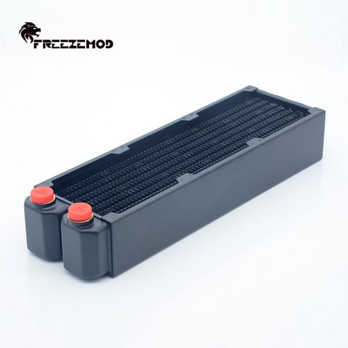 FREEZEMOD水冷45mm双层铜散热排3个80风扇位TSRP-H240紫铜翅片