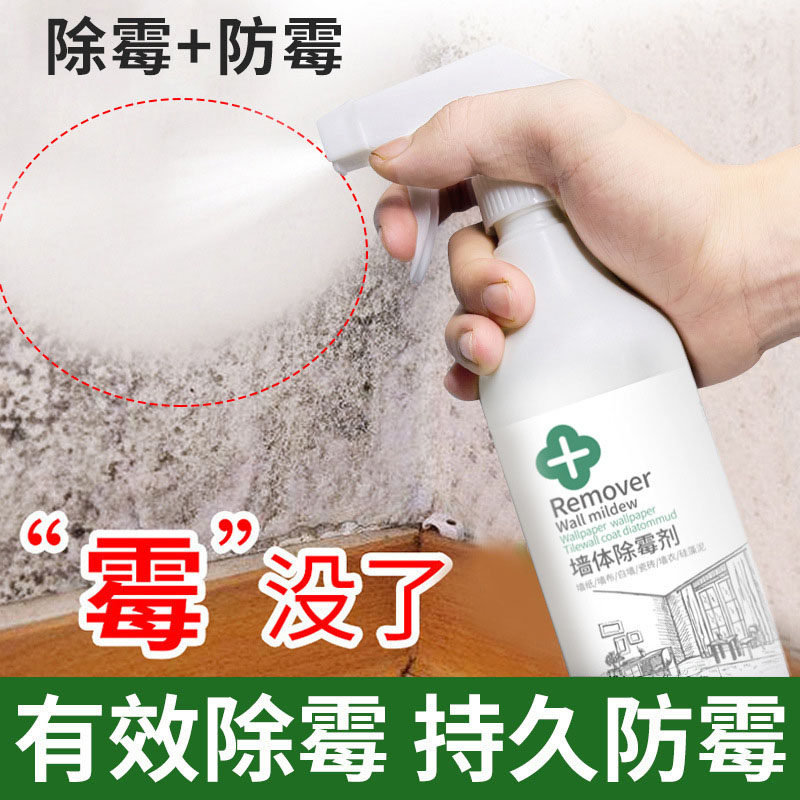 墙体墙面受潮发霉墙壁发霉回南天屋顶大白墙身除霉防霉剂除霉喷雾