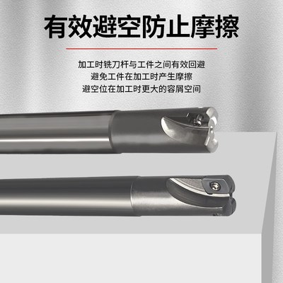 ASR06快进给铣刀杆抗震加硬EPNW0603TN铣刀片代替日立R2开粗刀粒