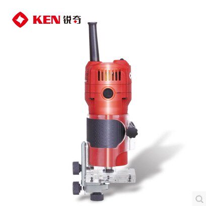 正品上海KEN锐奇电动工具3806修边机550W木工小锣机小型雕刻机