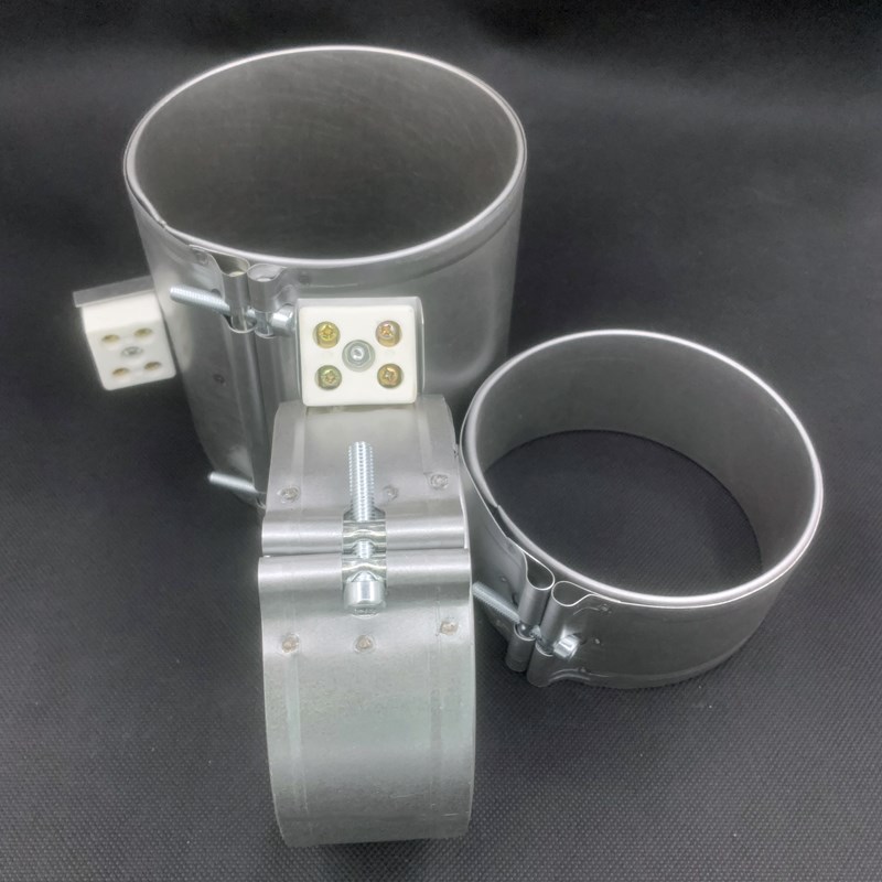 220V注塑机镀铝板加热圈圆形挤出机高温不锈钢板发热圈陶瓷电热圈