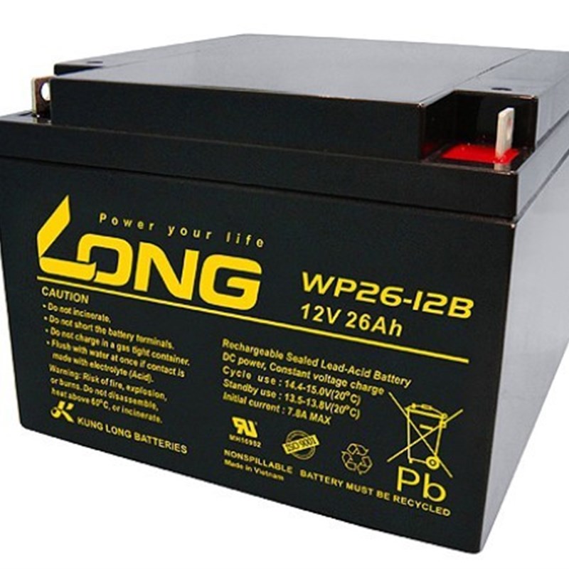 LONG广隆WP26-12 12V26AH直流屏电柜通信用/UPS电源用蓄电池包邮