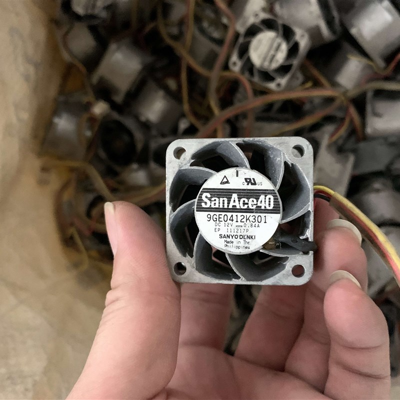 原装三洋 9GE0412K301 4028 12V 0.84A大风量耐高温 铝框散热风扇