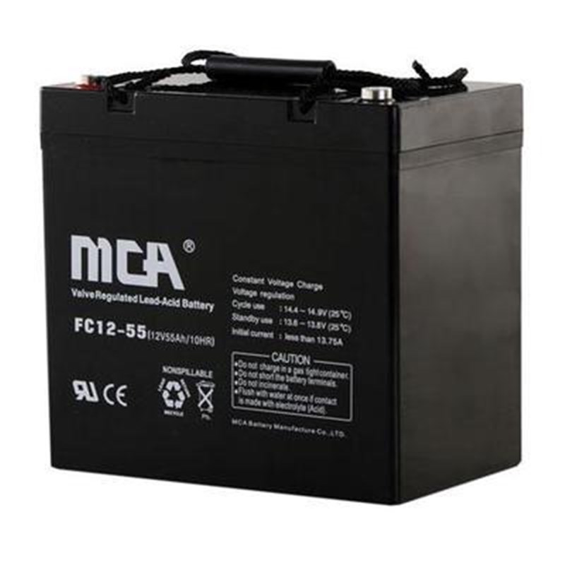 中商国通MCA蓄电池FC12-55 锐牌12V55AH/10HR UPS/EPS/直流屏电力