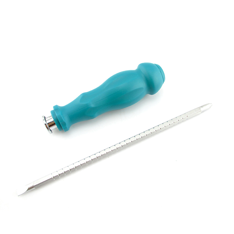 鹏工 伸缩杆 铬钒钢两用螺丝批 双用螺丝刀 一十字起子 改锥9912