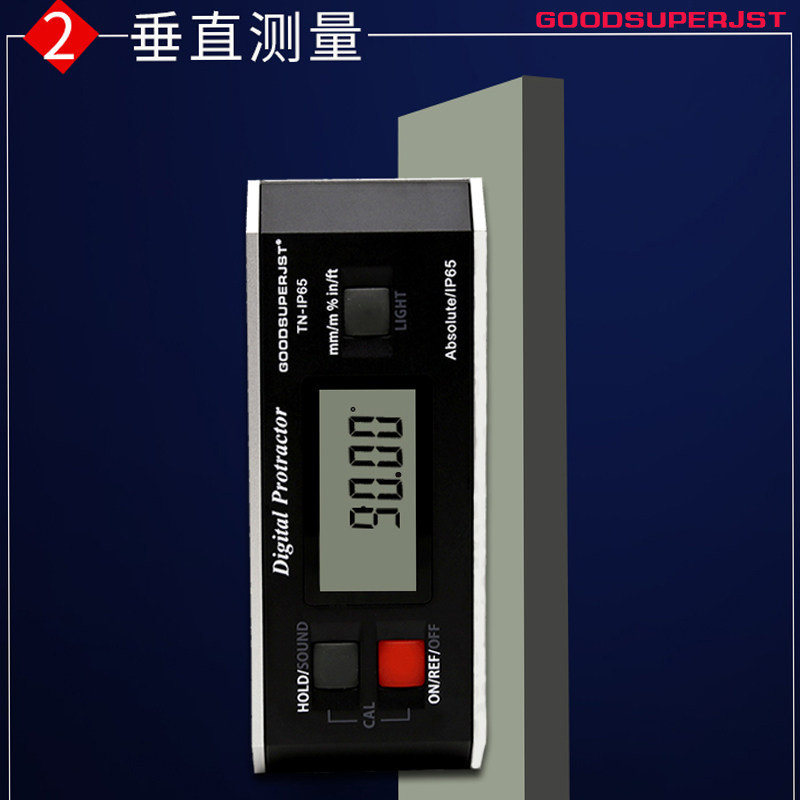 德国数显倾角仪带磁360度电子角度仪高精度水平仪TN-IP65防水XP90