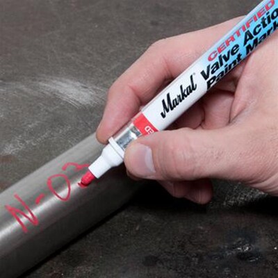 Markal Certified Valve Action Paint Marker认证低氯记号笔
