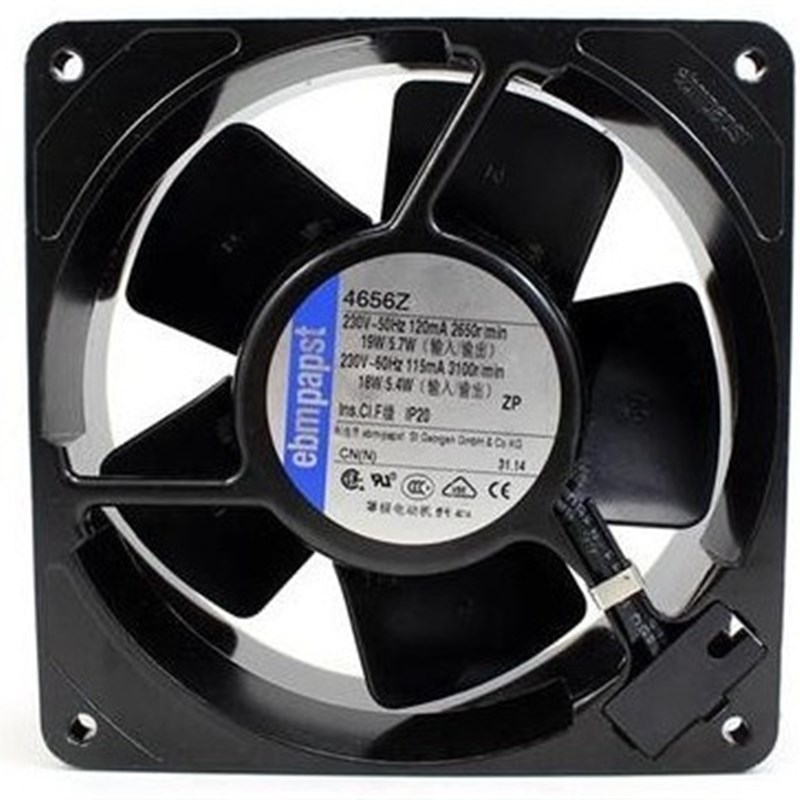 全新 EBMPAPST TYP-4656EAU 230V 19W/18W金属耐高温轴流风机
