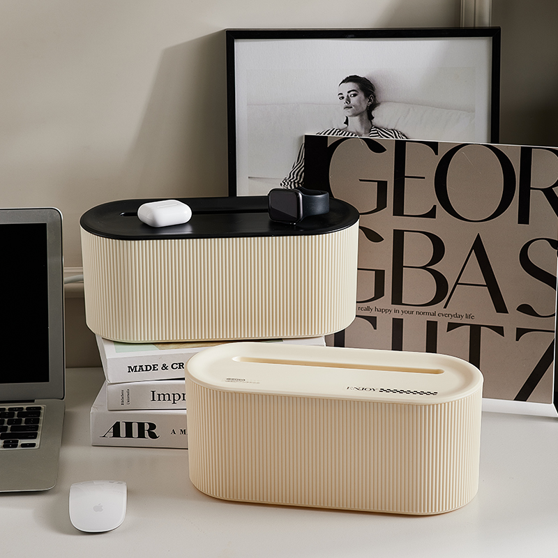 插线板收纳盒电线整理线盒插座插排电源接线集线神器装饰遮挡安全