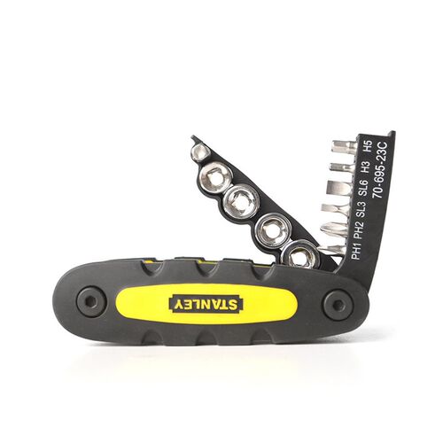 STANLEY史丹利14合1多功能工具旋具头套筒刀锯锉开瓶器70-695-23C