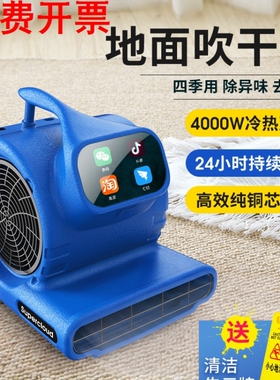 德国进口吹地机商用鼓风机地面吹干机强力冷热干燥厕所地除湿饭店
