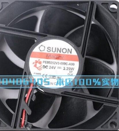 建准SUNON PE80252V3-000C-A99 24V 3.29W 8025 8CM 变频器风扇