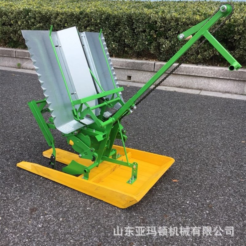 手动可调多功能水稻插秧机v人力手摇式两行插秧机省时省力高产量