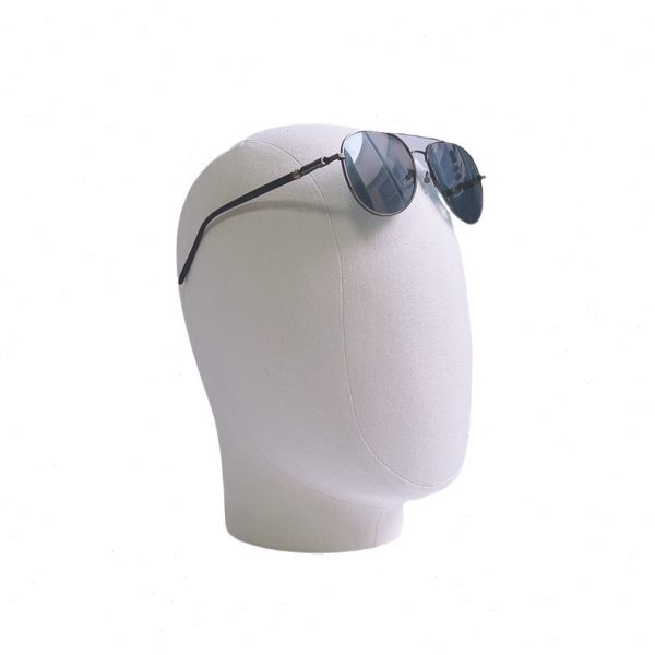 新款米白色包布头模士模特头帽子展示架帽收纳轲大头围模特