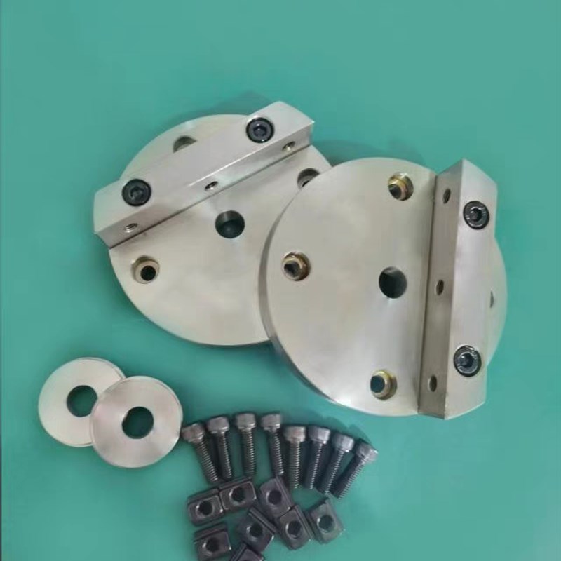170/200/255四轴L块圆盘尾座L块桥板机床配件四轴分度盘配桥板