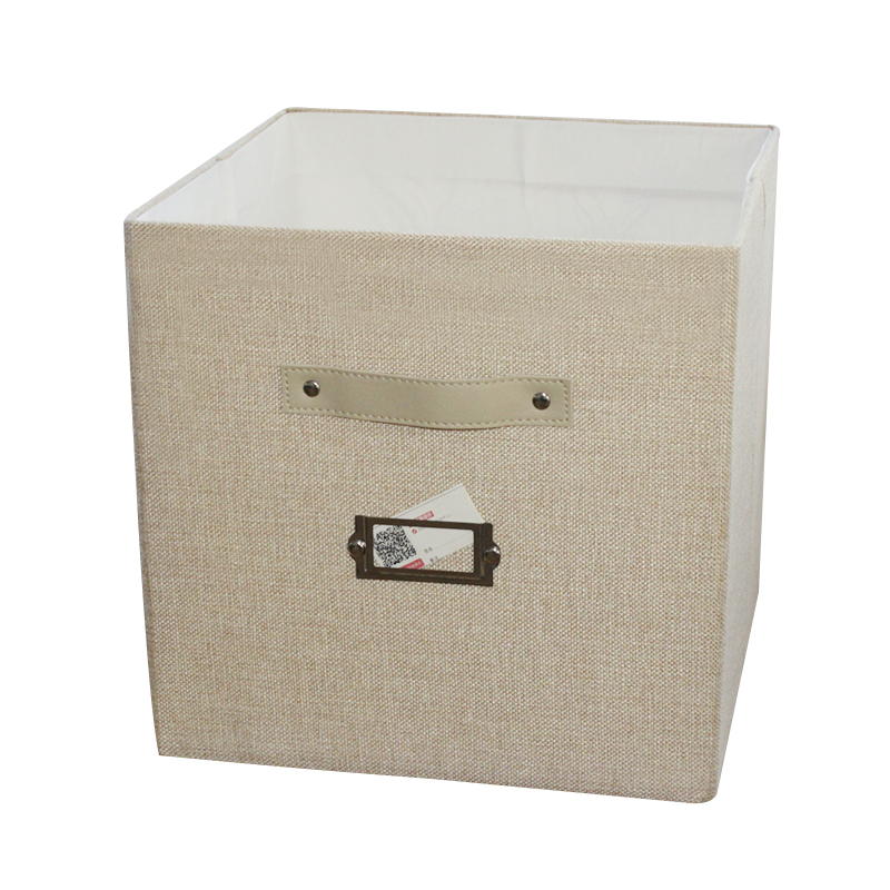 学校园定制收纳盒尺寸订做带标签框抽屉式布艺水洗折叠储物整理箱