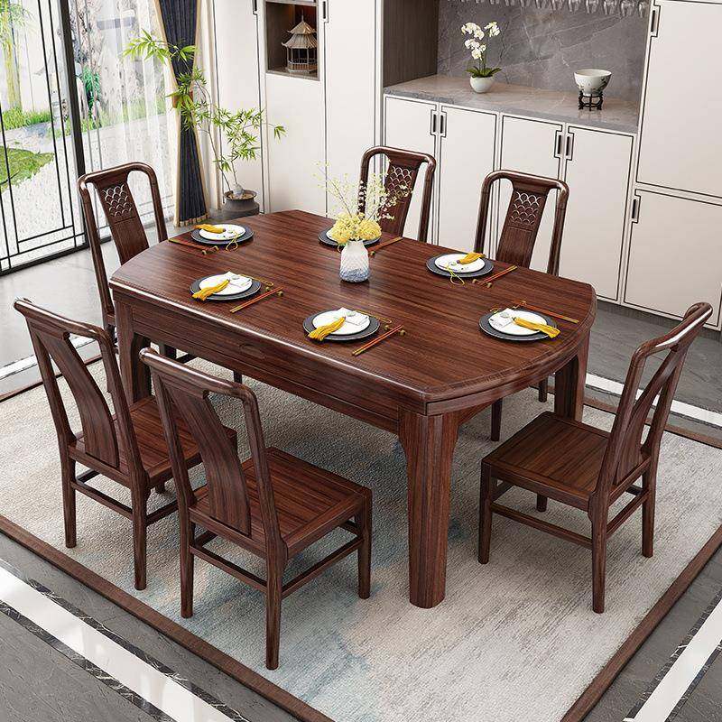 乌金木餐桌椅组合餐桌中式小户型家用饭桌伸缩折叠方圆两用,农机/农具/农膜,其它农用工具,淘宝优惠券,粉丝福利购,淘宝优惠卷