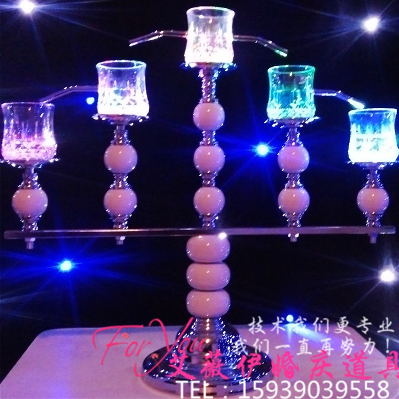 包邮新款爱神香槟塔婚庆道具婚礼酒塔烛台布景 婚庆酒塔 婚礼烛台