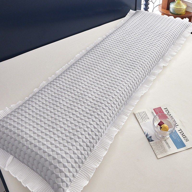 2025新款枕套冰豆豆双人枕套凉豆豆情侣枕套凉感冰晶凌枕套长枕套