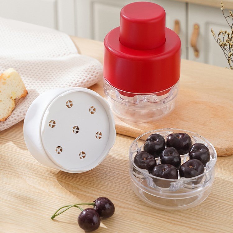 新款车厘子樱桃去核器多颗粒分离神器厨房创意用具小核水果去籽器