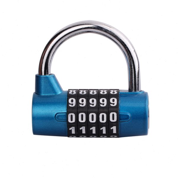 大号5位 健身房更衣柜橱柜工具箱防盗窗大字密码锁挂锁房门 发