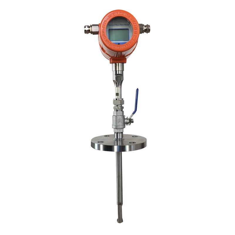 插入式流量计煤气烟气压缩空气热式气体防爆精度显流量监测设备