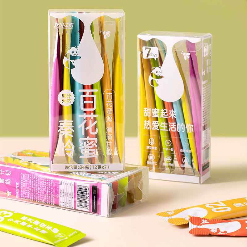 正宗秦岭深山百花蜜土蜂蜜泡水喝官方正品