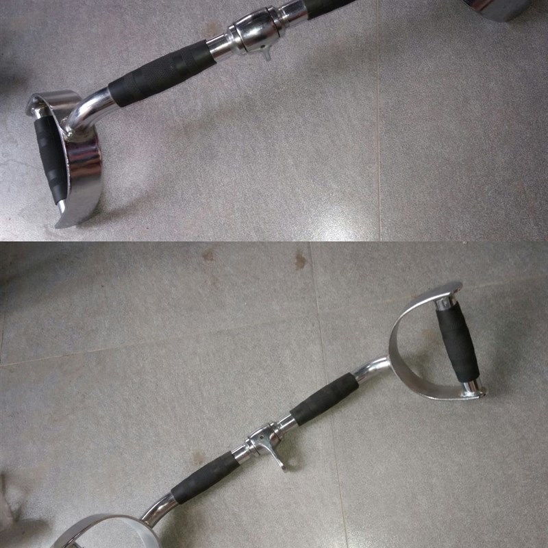 龙门架机械零件 V 型把手 高位下拉把手 长拉.杆 三头绳