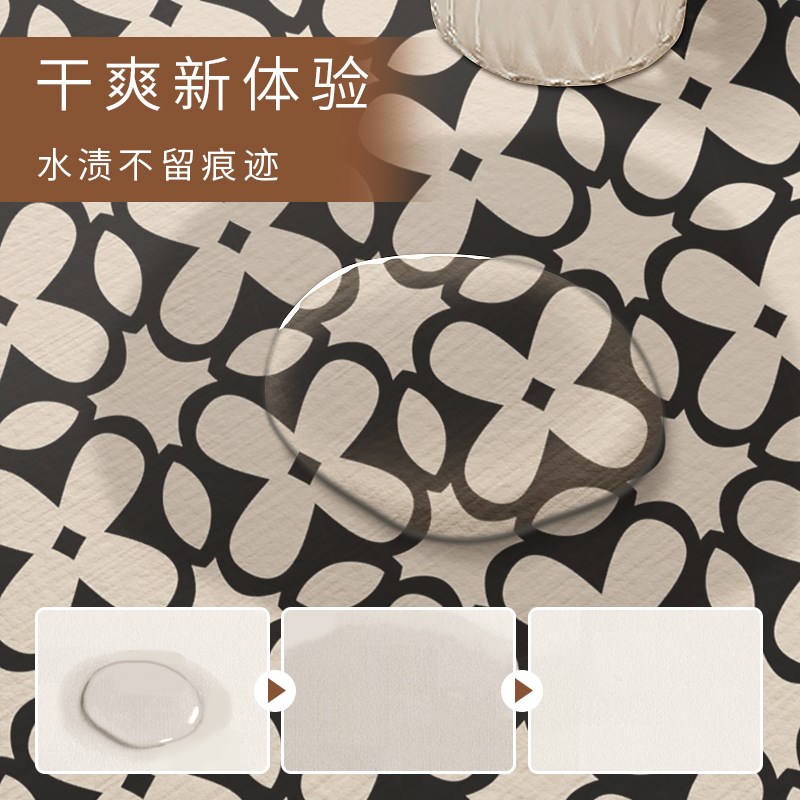 厨房台面碗筷专用沥水垫吧台x杯子碗盘茶台洗手台卫生间吸水垫速