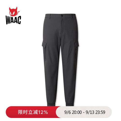WAAC小恶魔官方早秋男士高尔夫服装Soft Brushed Pants长裤