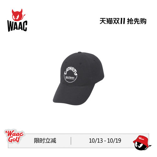 【JONES联名】WAAC小恶魔官方春夏新品CIRCLE LOGO CAP鸭舌帽