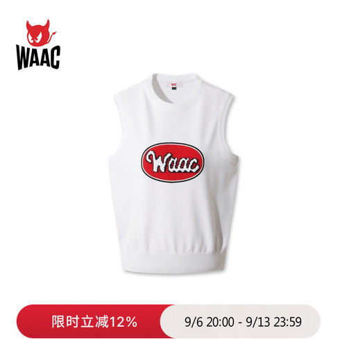 WAAC小恶魔官方夏季女士高尔夫服饰 KNIT VEST 背心