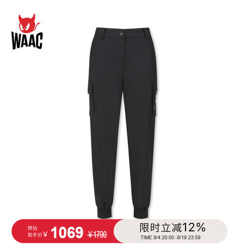 WAAC小恶魔官方春夏女士高尔夫服装SLIM PANTS长裤