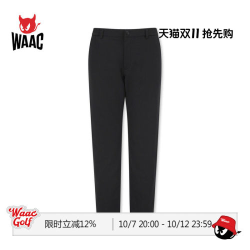 WAAC小恶魔官方春夏男士高尔夫服装TAPERED FIT PANTS长裤