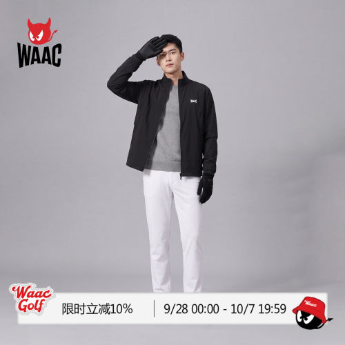 WAAC小恶魔官方早秋男士高尔夫服装Sleeves Detachable外套