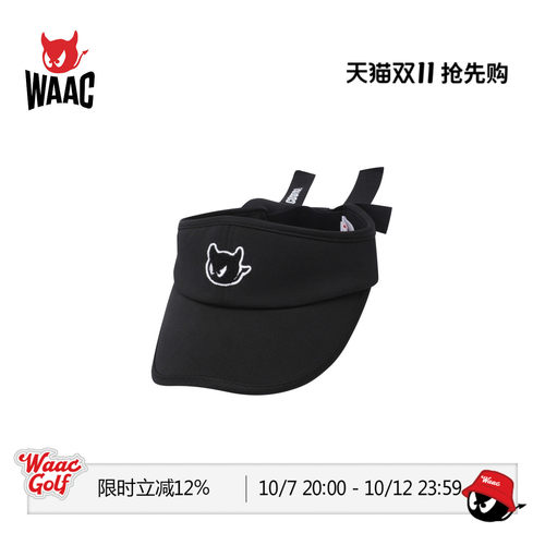 WAAC小恶魔官方春夏新品RIBBON VISOR空顶帽