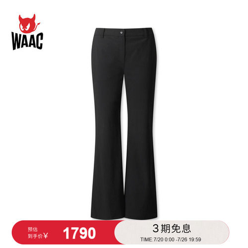 WAAC小恶魔官方春夏新品女士高尔夫服装SUMMER BOOTS CUT微喇裤