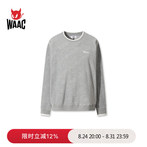 WAAC小恶魔官方男士高尔夫服装Fleece Pullover套头衫
